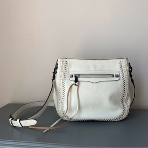 Rebecca Minkoff Regan Feed with Studs Leather Cross Body Bag